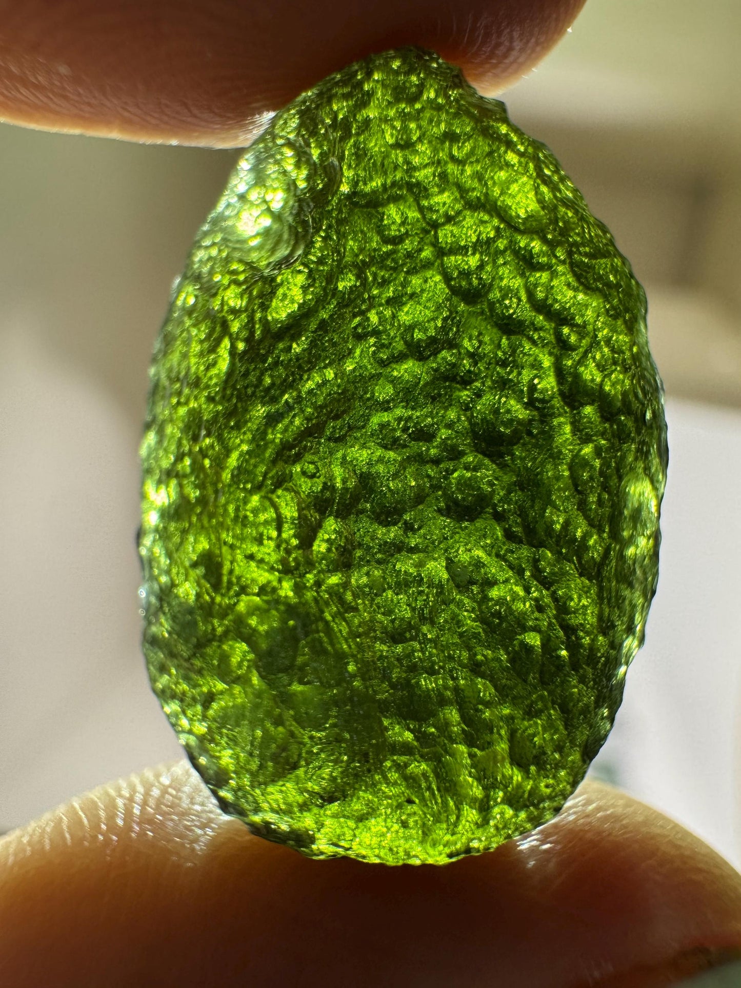 Authentic moldavite Moldavite Chlum 6.96g