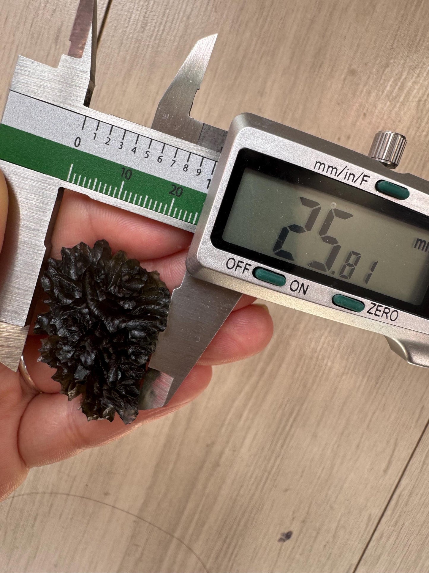 9.19g Authentic Moldavite besednice Jezkovna hedgehog texture rare