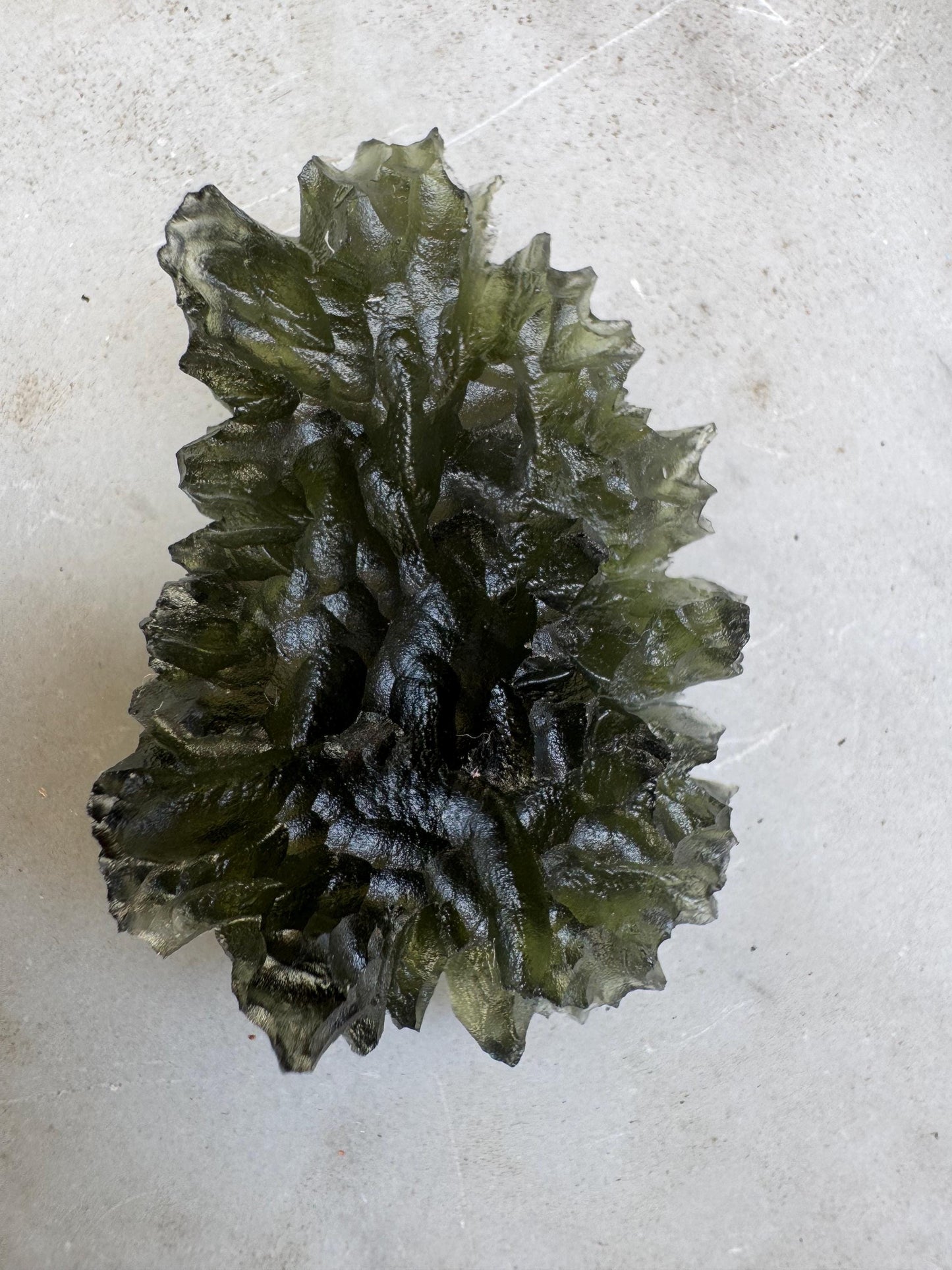 9.19g Authentic Moldavite besednice Jezkovna hedgehog texture rare