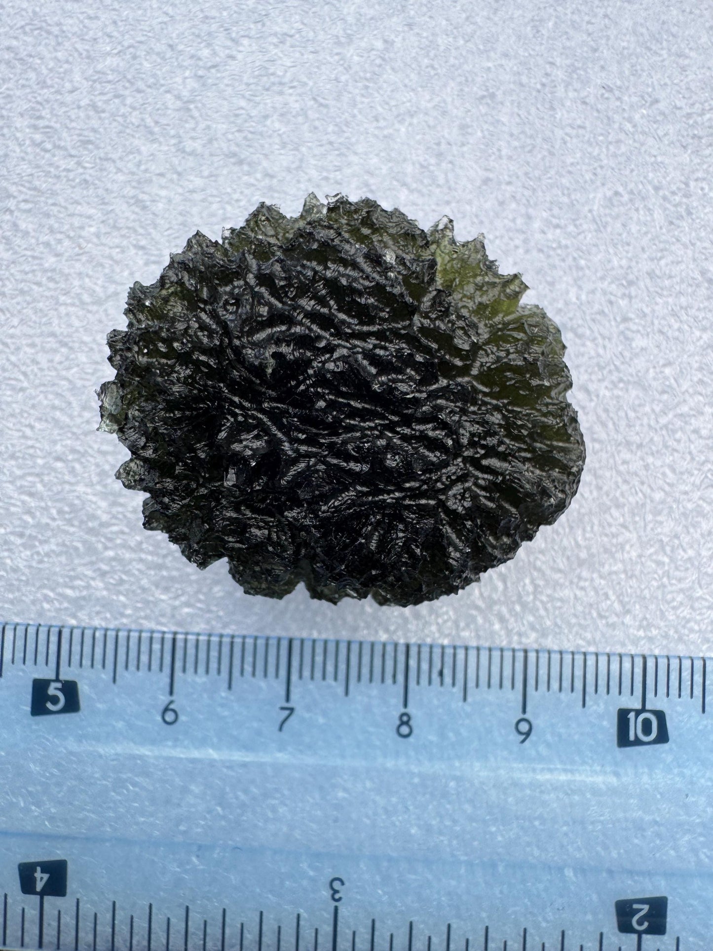 21.06g Moldavite Maly Chlum no damages, AAA quality disc shape rare location
