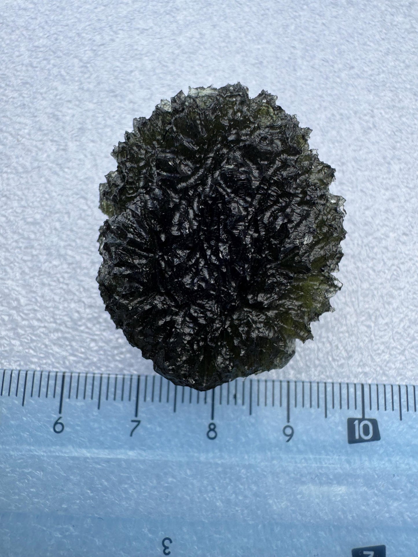 21.06g Moldavite Maly Chlum no damages, AAA quality disc shape rare location