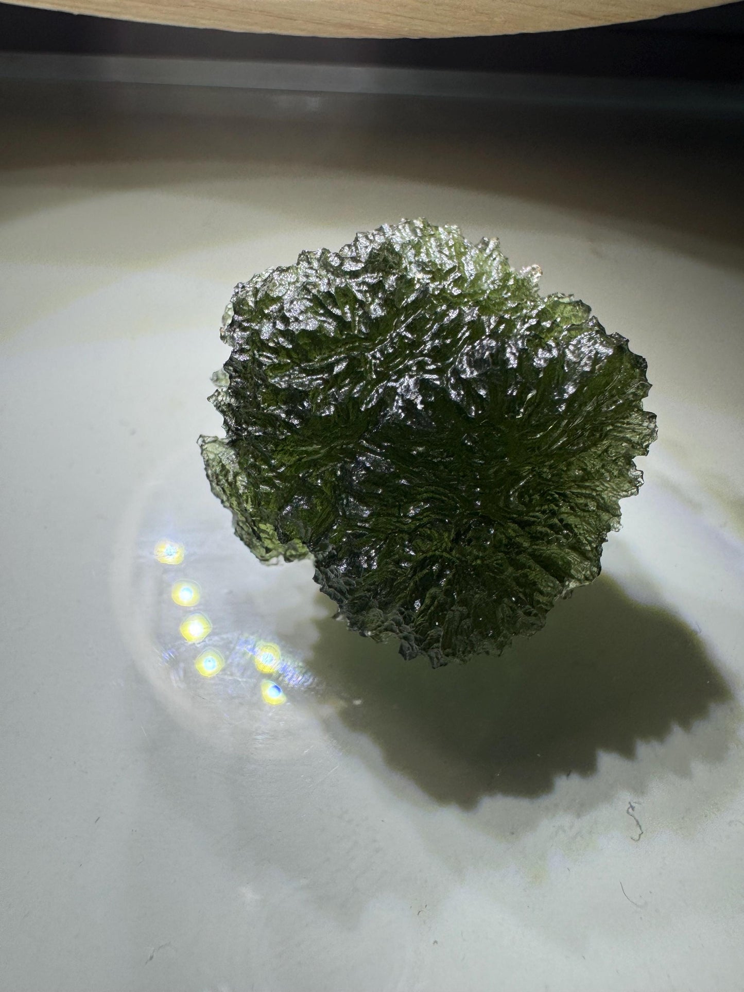 8.61g Authentic Marousek Moldavite, Czech Republic