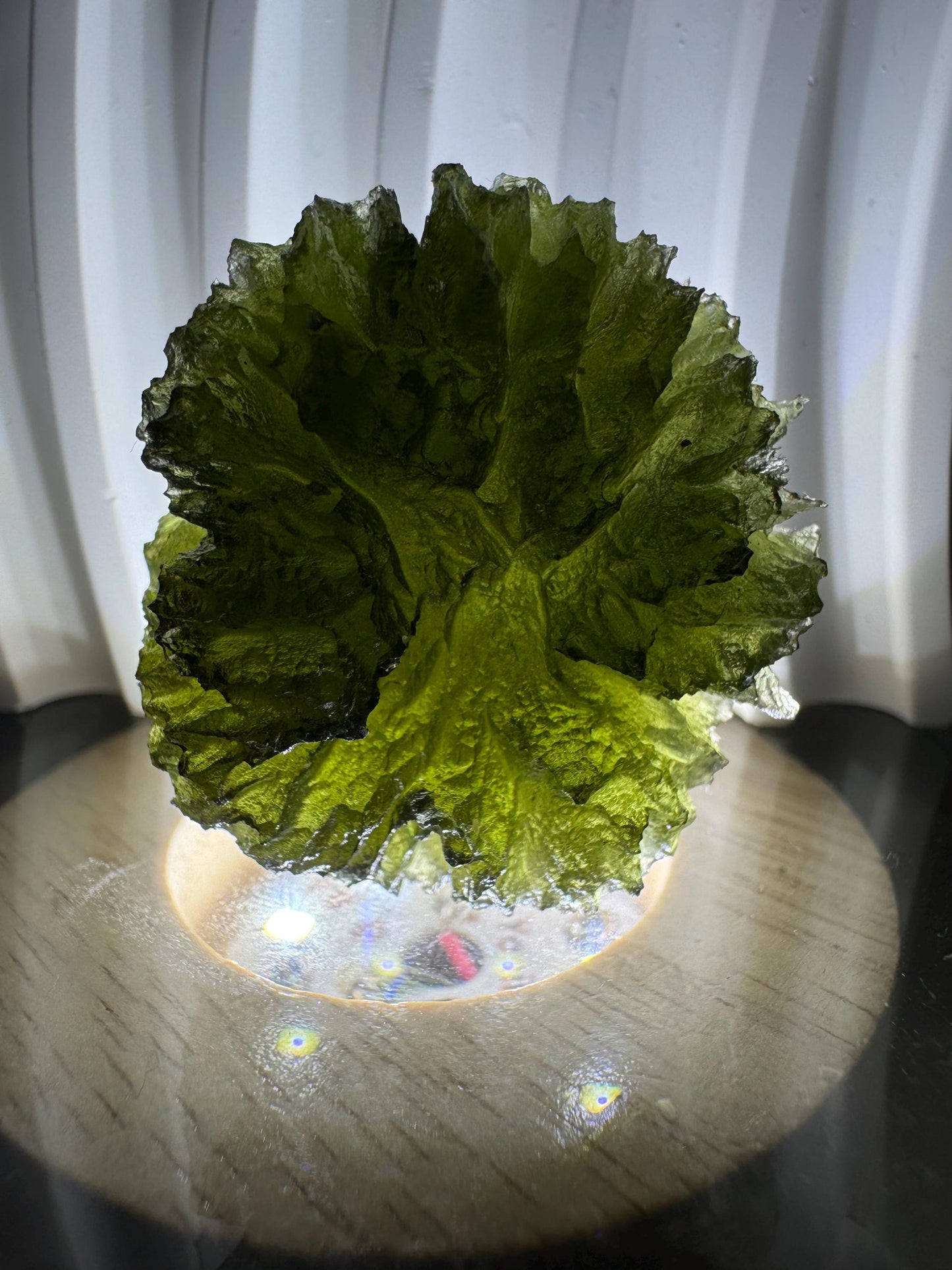 Moldavite Besednice Jezkovna 20.16g hedgehog super rare size rare location AAAAA