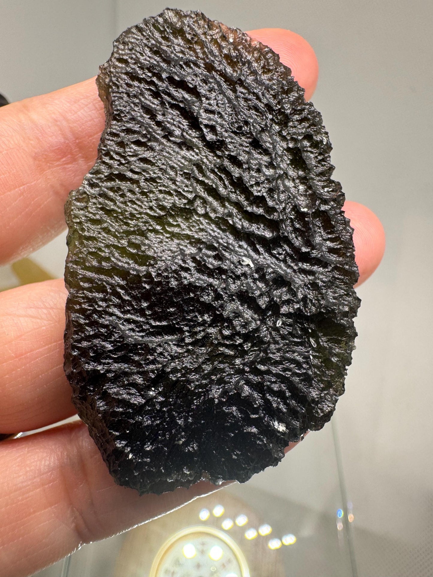 Moldavite Chlum 25.10g • Genuine Czech Tektite • High Vibration • No Damage