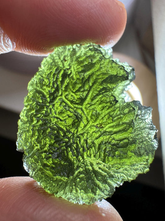 10.10g Moldavite Specimen: Nesmen les forest  Czech Republic