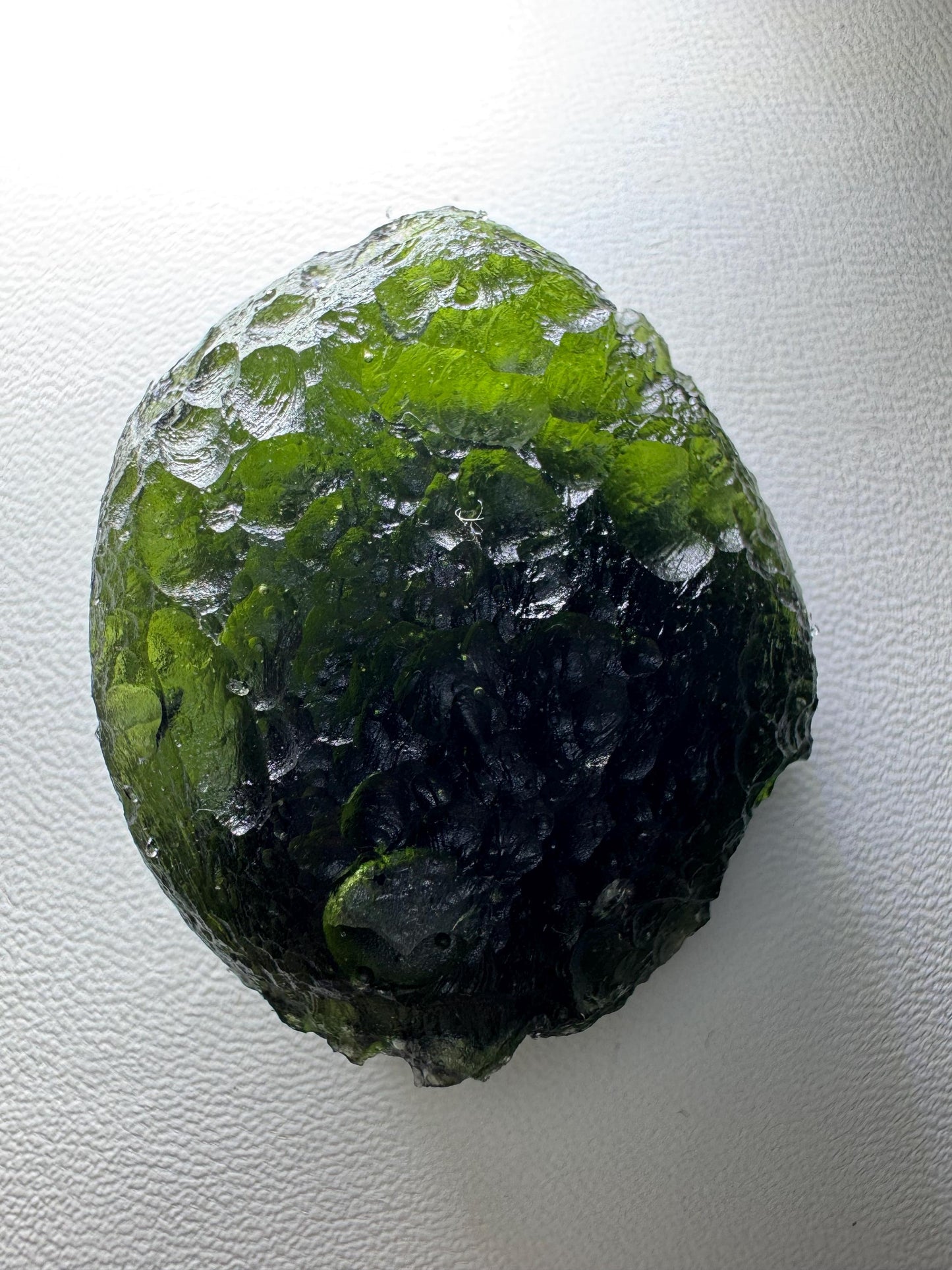 19.13g Moldavite Crystal: Krasejovka Collector Piece