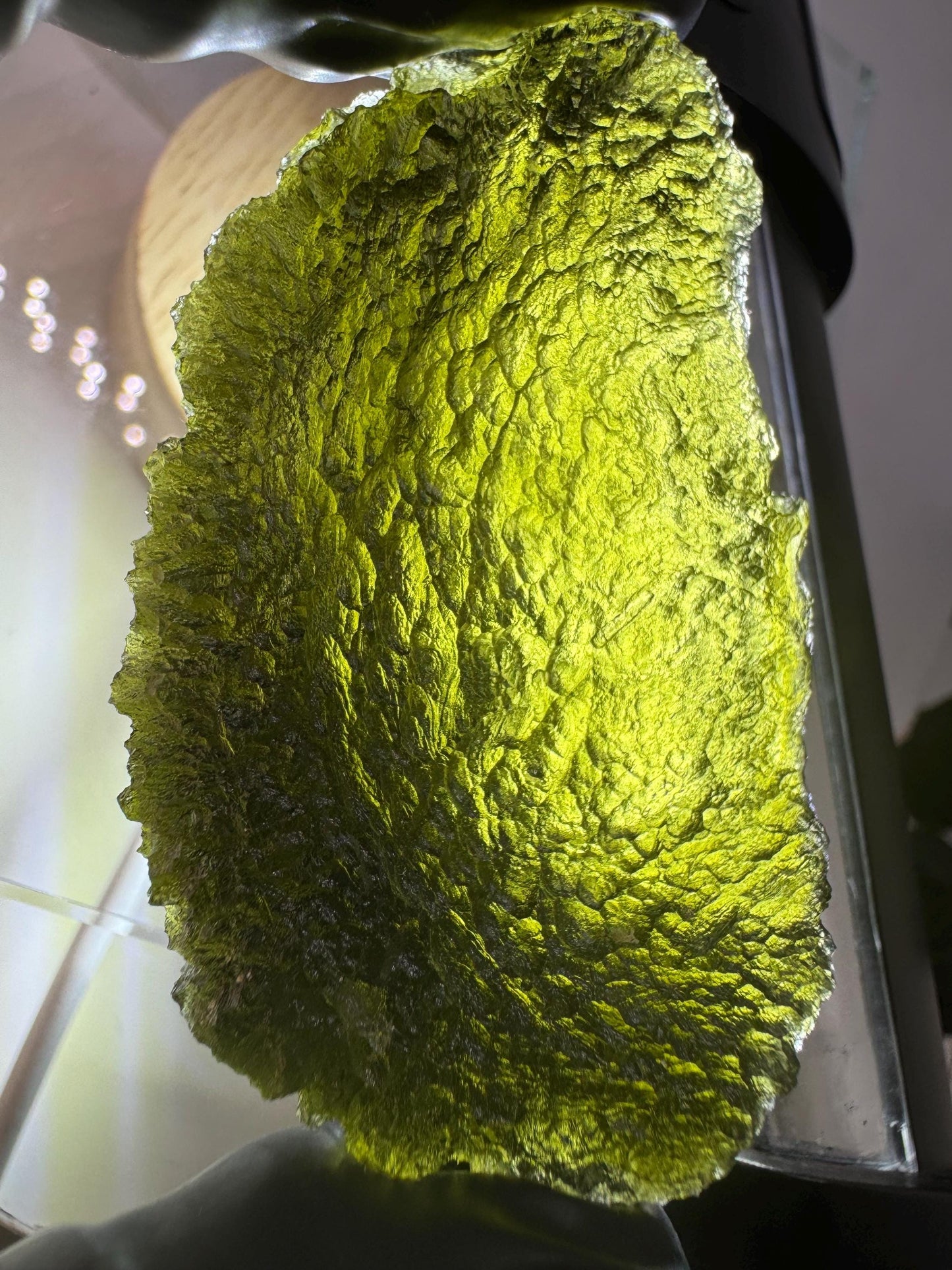Moldavite Chlum 25.10g • Genuine Czech Tektite • High Vibration • No Damage