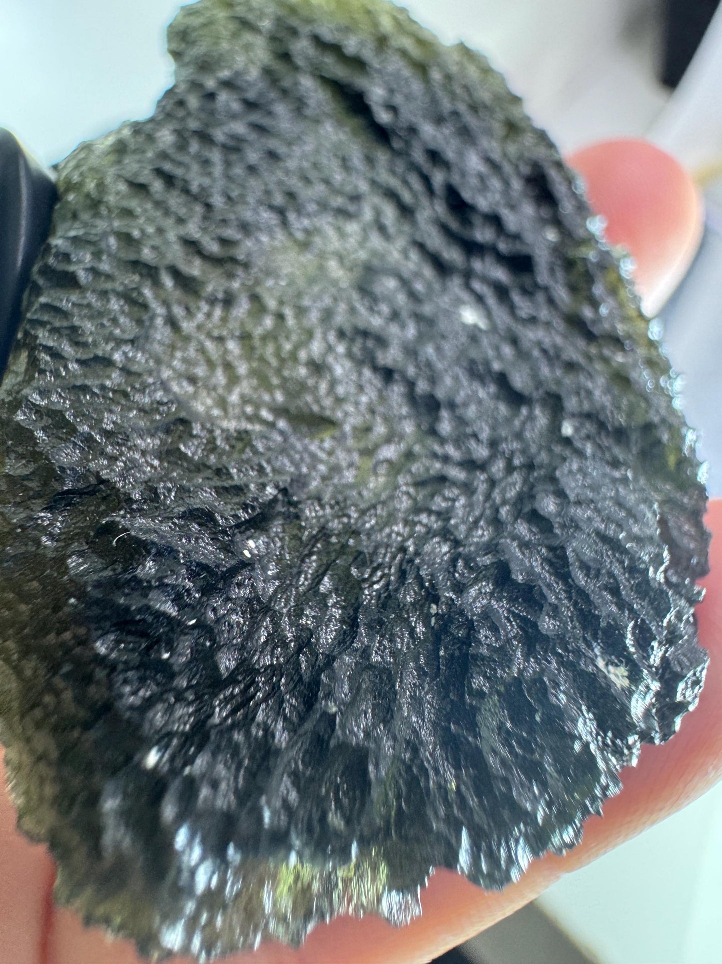 Moldavite Chlum 25.10g • Genuine Czech Tektite • High Vibration • No Damage