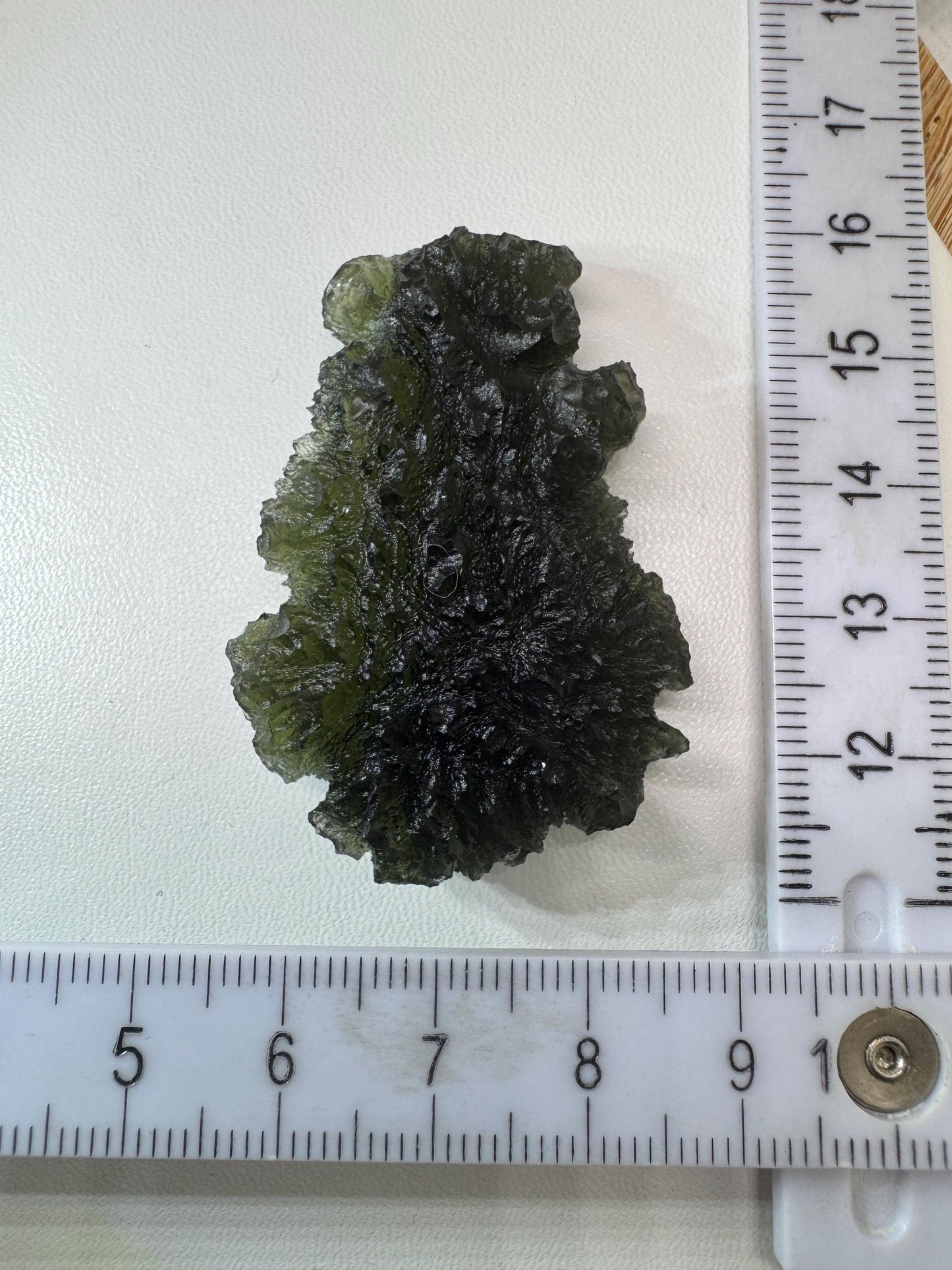 20.33g Chlum Moldavite: Green Collector Piece