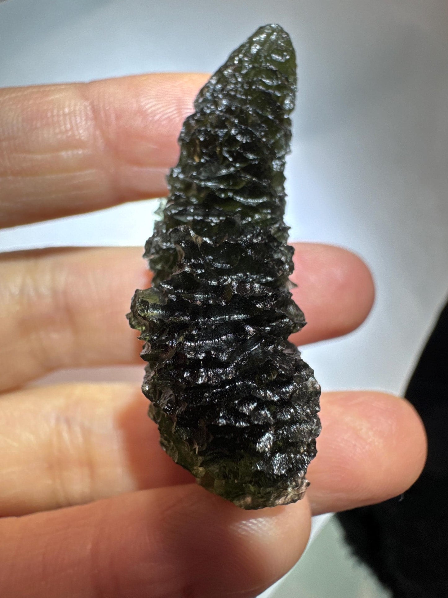 15.84g Paryz moldavite drop museum grade AAA super rare