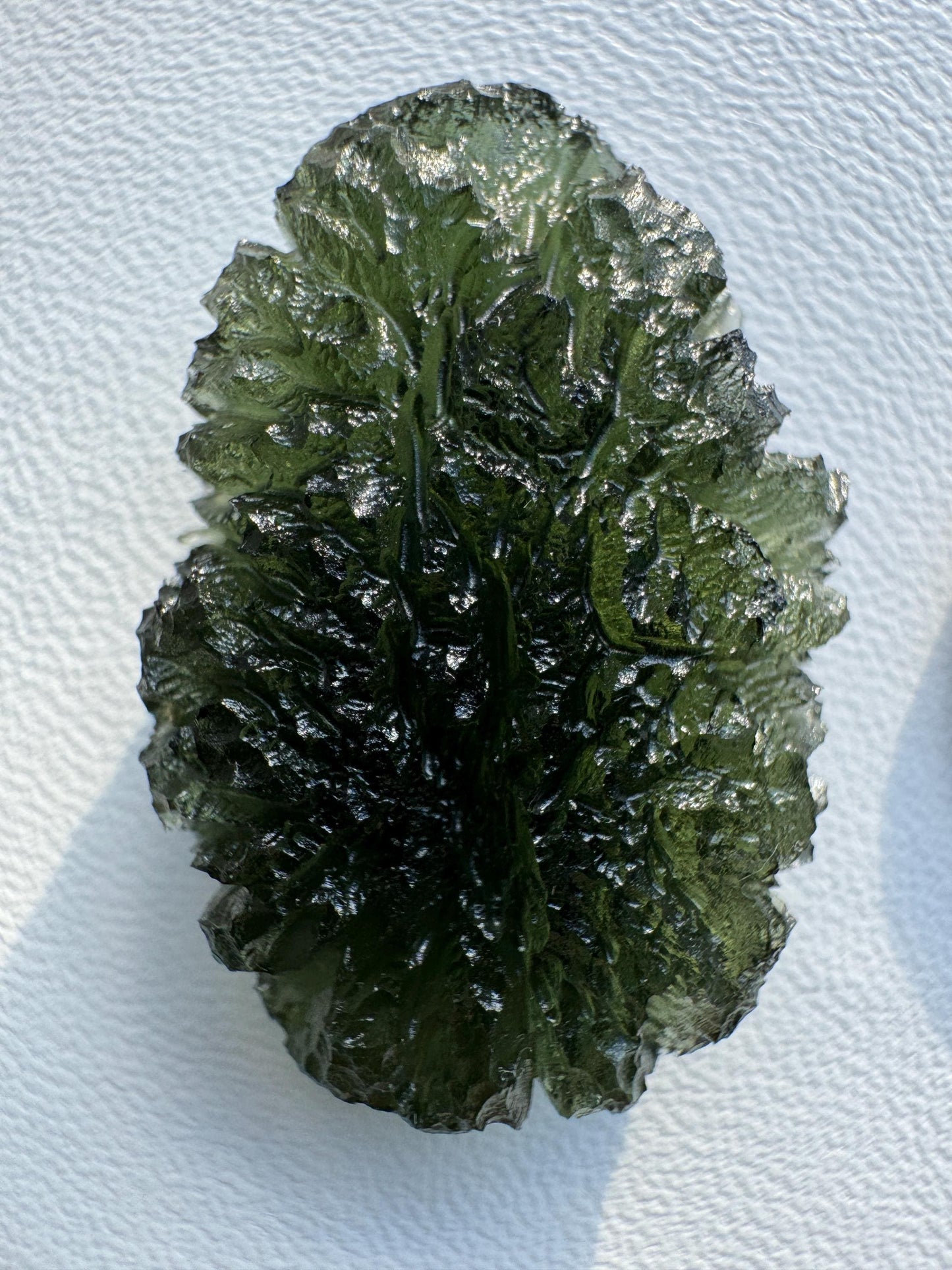 6.25 Koroseky spiky texture  Authentic Moldavite Crystal - Czech Republic