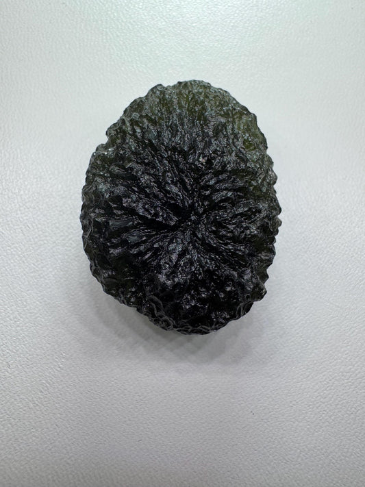 14.04g Chlum moldavite avocado shape  green color very nice to add for your collection