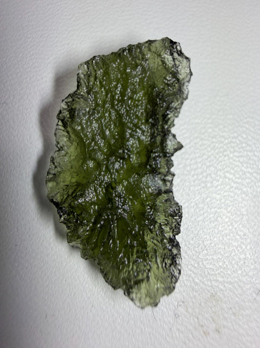 1.98g Marousek Moldavite: beautiful color and texture